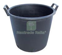 1PZ MASTELLO VIVAISTA MANICATO LDPE NERO CM 60 H.CM 40 LT 80: