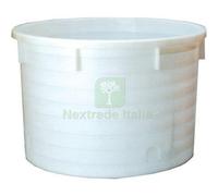 1PZ MASTELLONE TONDO BIANCO ICS LDPE LT 350 CM 96 H.CM 73: