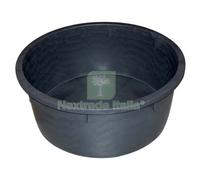 1PZ MASTELLONE TONDO NERO STEFANPLAST LDPE LT 700 CM 122 H.CM 77: