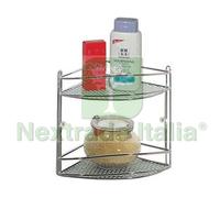 1PZ MENSOLA ANGOLO STAR DOPPIA CM.21X21X26H.: