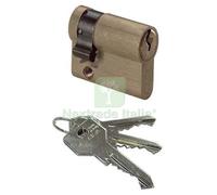 1PZ MEZZO CILINDRO SAGOMATO 0G304 CISA OTTONE CHIAVI 3 CAMMA DIN MM 40 30+10: