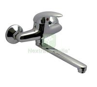 1PZ MISCELATORE LAVELLO A PARETE START H25 CROLLA OTTONE CROMATO: