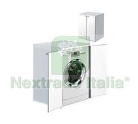 1PZ MOBILE COPRILAVATRICE IN RESINA BIANCO CM.68,5X64,5X88H.: