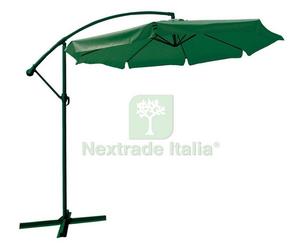 1PZ OMBRELLONE ACCIAIO DECENT."FLYN" CM.300 VERDE: