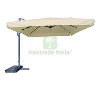 1PZ OMBRELLONE ALLUMINIO CM 300X400 DECENT."ROMA":