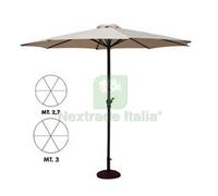 1PZ OMBRELLONE TONDO IN METALLO CON MANOVELLA Ø CM.300 PALO Ø MM.48 A 6 STECCHE: