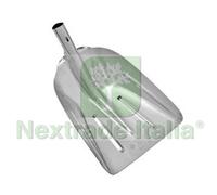 1PZ PALA IN ALLUMINIO PER NEVE E GRANAGLIE CM.32,5X42X50: