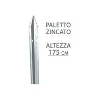 1PZ PALI PALETTI h175cm ZINCATI A CALDO PER RECINZIONE "T" SEZ. MM 30X30X30 ferr