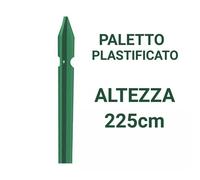 1PZ PALI PALETTI h225cm ZINCATI A CALDO PER RECINZIONE "T" SEZ. MM 30X30X30verdi