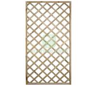 1PZ PANNELLO GRIGLIATO LEGNO EURO PINO IMPREGNATO CORNICE MM 45X30 CM 60X180: