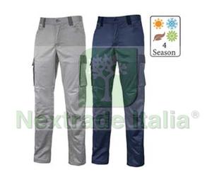 1PZ PANTALONE CARGO CRAZY IN TC STRETCH SLIM FIT TG.2XL STONE GREY:
