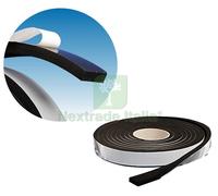1PZ PARAFREDDO IN GOMMA MT. 10 MM. 30X5 NERO: