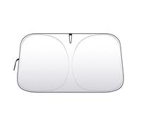 1pz Parasole Parabrezza Auto per Mitsubishi i-MiEV HA3W 2009-2016, Protezione Solare Pieghevole con Rivestimento in Argento Titanio,L