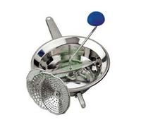 1PZ PASSAVERDURA IN ACCIAIO INOX 18 10 Ø CM.24: