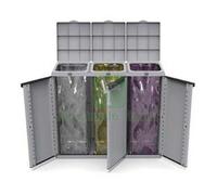 1PZ PATTUMIERA ARMADIO ECOLINE3 PER LA RACCOLTA DIFFERENZIATA MM.1020X390X887H: