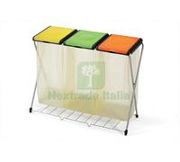 1PZ PATTUMIERA GIMI TRIO CON GRIGLIA E TRE COPERCHI: