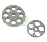 1PZ PIASTRE IN ACCIAIO INOX PER TRITACARNE ELETTRICI N°22 FORO MM.16:
