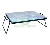 1PZ PIETRA OLLARE CON TELAIO E GAMBE RICHIUDIBILI 30X40 CM: