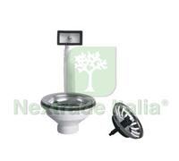 1PZ PILETTA MOPLEN CON TAPPO SCATTINO "BASKET" E TROPPO PIENO 1"1 2 PER LAVELLI: