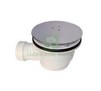 1PZ PILETTA SIFONATA PER PIATTO DOCCIA CON PIATTELLO LISCIO CROMATO 1" 1 2 FORO: