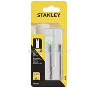1PZ PIRANHA STANLEY X21002 2 LAME LEGNO RETTIFICATE A TAGLIO FINE: