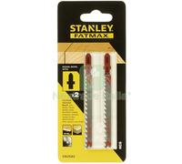 1PZ PIRANHA STANLEY X25562 2 LAME LEGNO TAGLIO MEDIO BAION:
