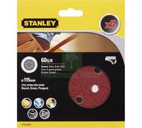 1PZ PIRANHA STANLEY X32002 5 DISCHI VELCRO 115 GR.60: