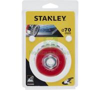 1PZ PIRANHA STANLEY X36080 SPAZZOLA ACCIAIO A TAZZA DIAMETRO 75: