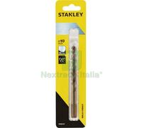 1PZ PIRANHA STANLEY X50137 PUNTA AL COBALTO DIMENSIONI MM.10: