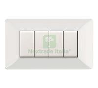 1PZ PLACCA EASY MOD. MATIX BIANCA 4P: