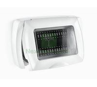 1PZ PLACCA LIFE X ESTERNO IP55 BIANCA 3 POSTI: