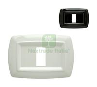 1PZ PLACCA 'TONDÃ’' 2593 WH BIANCA (3 POSTI):