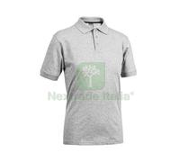1PZ POLO FOX JERSEY COL. GRIGIO MELANGE SCURO MIS. M: