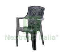 1PZ POLTRONA DA GIARDINO "EDEN" ANTRACITE CM.60X62X89H. PESO KG.4,2: