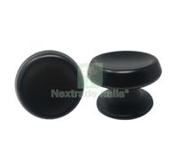 1PZ POMOLO X PORTONE 166 SAGUATTI ALLUMINIO NERO D.MM 80 BASE D.MM 70: