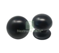 1PZ POMOLO X PORTONE 169 SAGUATTI ALLUMINIO NERO D.MM 70 BASE D.MM 60: