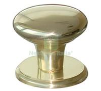 1PZ POMOLO X PORTONE CLASSIC COTTALI OTTONE LUCIDO D.MM 70 BASE D.MM 80: