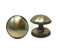 1PZ POMOLO X PORTONE GIADA OTTONE BRONZO SATINATO D.MM 70 BASE D.MM 70: