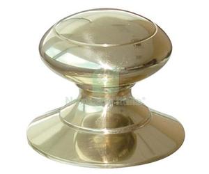 1PZ POMOLO X PORTONE SPAGNA COTTALI OTTONE LUCIDO D.MM 72 BASE D.MM 84: