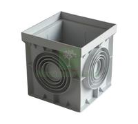 1PZ POZZETTO SINGOLO IN PLASTICA SENZA COPERCHIO CM. 55X55: