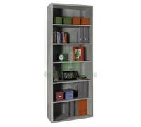 1PZ PRATICO LIBRERIA 35,7X81,6XH217 CM CEMENTO: