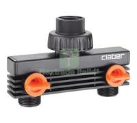 1PZ PRESA A RUBINETTO + 2 INNESTI FILETTATI CLABER 3 4F SELF 8589: