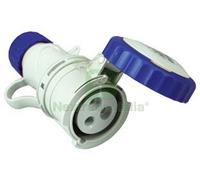 1PZ PRESA INDUSTRIALE VOLANTE ARGO BLU 2P+T CEE 309 IP67 16A COLORE BLU 71140: