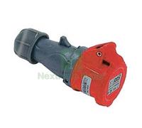 1PZ PRESA INDUSTRIALE VOLANTE ROSSA 3P+T CEE IP44 16A COLORE ROSSO: