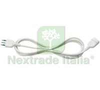 1PZ PROLUNGA ELETTRICA LINEARE 3X0,75 BIANCA MT.3:
