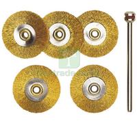 1PZ PROXXON 28962 "FIG.22" SPAZZOLE OTTONE MM.22: