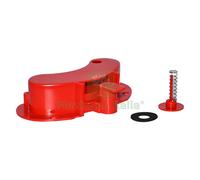 1PZ PULSANTE SCUOTI FILTRO COMPLETO PER BIDONE ASPIRAC RICAMBIO: