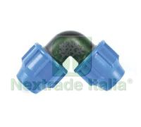 1PZ RACCORDO A COMPRESSIONE GOMITO 90° PN16 Ø MM.63X63: