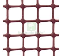 1PZ RETE PLASTICA BALCONE QUADRA TENAX HDPE MARRONE MM 10X10 H.CM 100 ML 50: