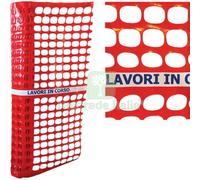 1PZ RETE PROTEZIONE CANTIERE LAVORI IN CORSO TENAX GR 150 MQ H.CM 180 ML 50: